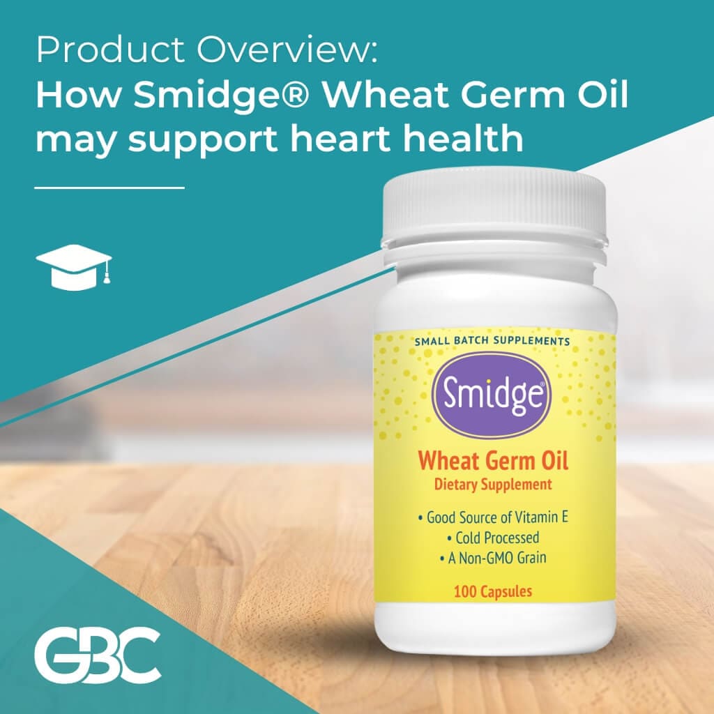 How Smidge® Wheat Germ Oil may support heart health