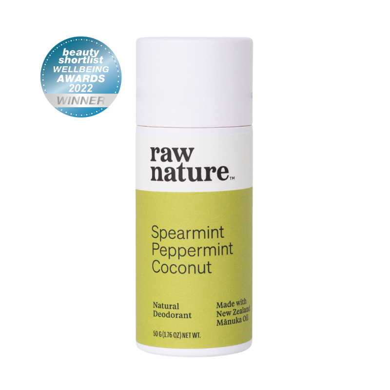 Raw Nature Natural Deodorant - Spearmint Peppermint Coconut